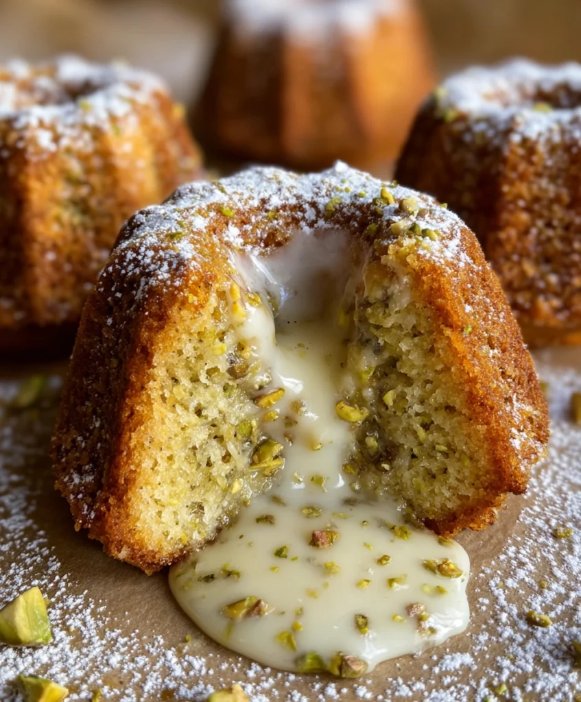 Brown Butter Pistachio Bundtlettes